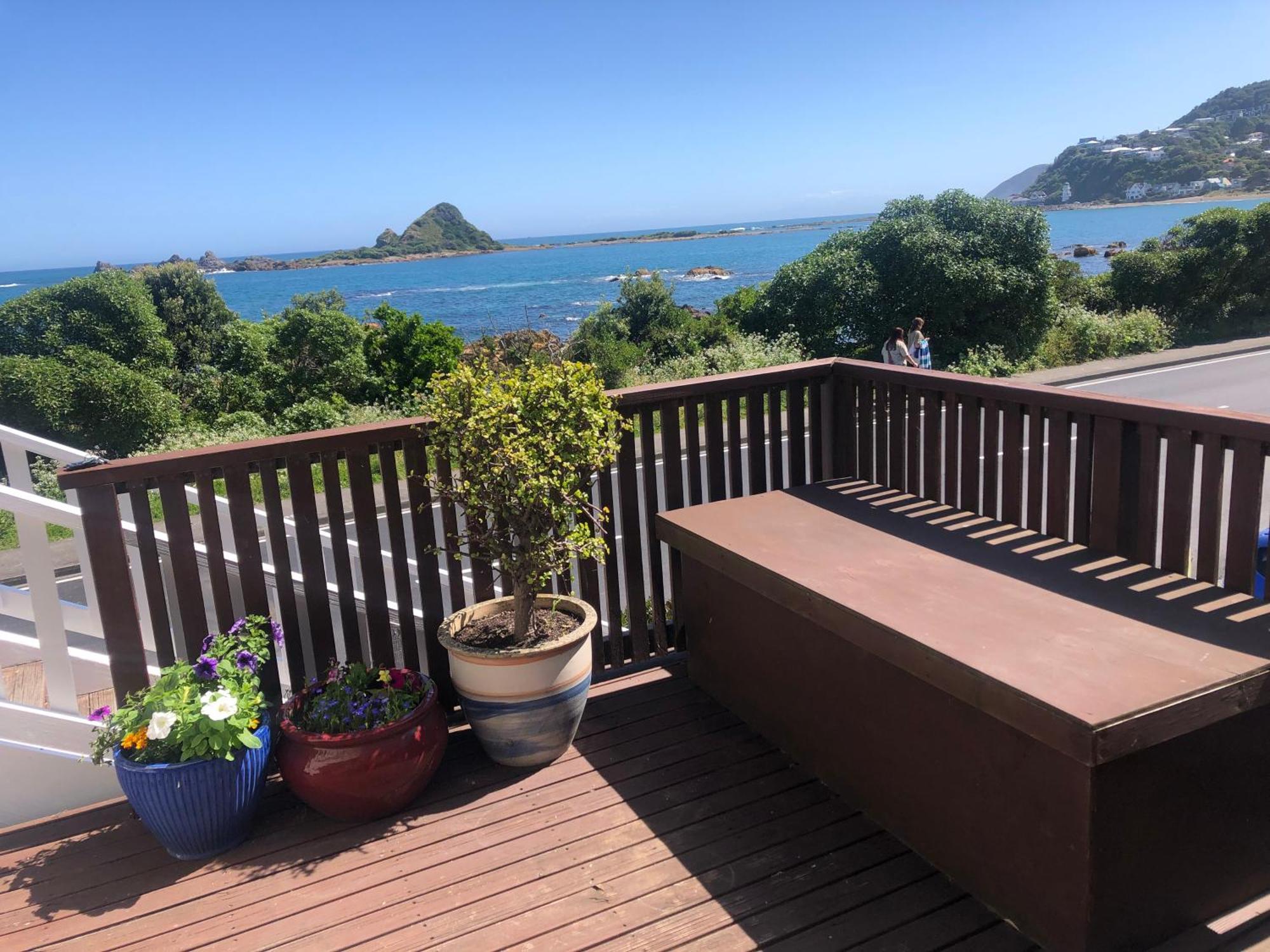 Seafront Haven In Island Bay With Deck, Outdoor Bath, And Parking Appartement Wellington Buitenkant foto